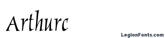 Arthurc font, free Arthurc font, preview Arthurc font