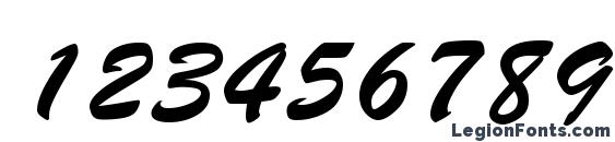 Artisan Font, Number Fonts