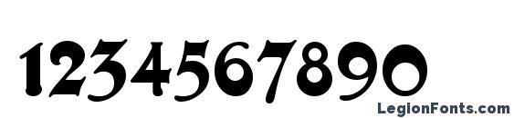 Artistik Font, Number Fonts