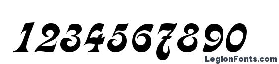 Asessor Font, Number Fonts