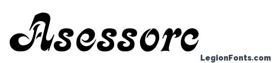 Шрифт Asessorc, Компьютерные шрифты