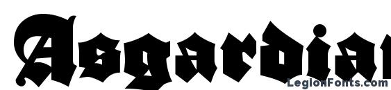 шрифт AsgardianWars Black, бесплатный шрифт AsgardianWars Black, предварительный просмотр шрифта AsgardianWars Black