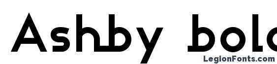 шрифт Ashby bold, бесплатный шрифт Ashby bold, предварительный просмотр шрифта Ashby bold