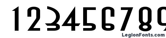 Asia Extended Normal Font, Number Fonts