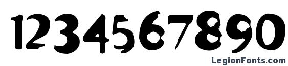 Asman Font, Number Fonts