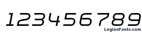 Aspirin advanceitalic Font, Number Fonts