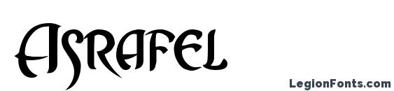 Asrafel font, free Asrafel font, preview Asrafel font