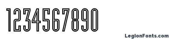 Assembly Outline SSi Font, Number Fonts