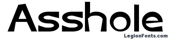 шрифт Asshole Basic Sans Serif Font, бесплатный шрифт Asshole Basic Sans Serif Font, предварительный просмотр шрифта Asshole Basic Sans Serif Font