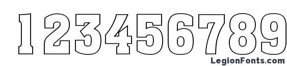 Assuan 5 Font, Number Fonts