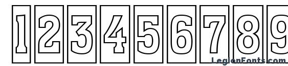 Assuan 7 Font, Number Fonts