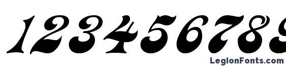 Ast c Font, Number Fonts