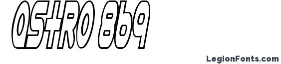 Astro 869 font, free Astro 869 font, preview Astro 869 font