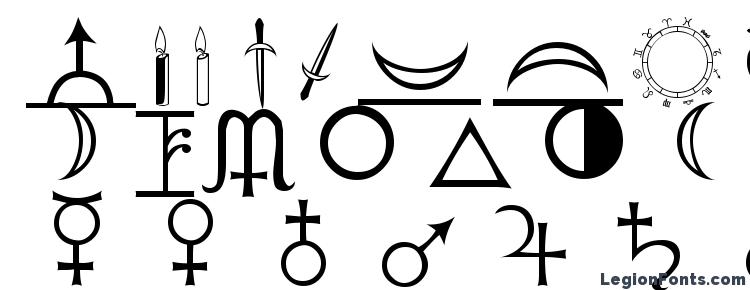 glyphs Astrological font, сharacters Astrological font, symbols Astrological font, character map Astrological font, preview Astrological font, abc Astrological font, Astrological font