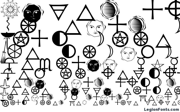 specimens Astrological font, sample Astrological font, an example of writing Astrological font, review Astrological font, preview Astrological font, Astrological font