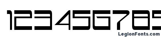 AstronBoy Regular Font, Number Fonts