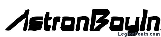 шрифт AstronBoyInk, бесплатный шрифт AstronBoyInk, предварительный просмотр шрифта AstronBoyInk
