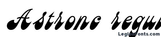 Astronc regular font, free Astronc regular font, preview Astronc regular font