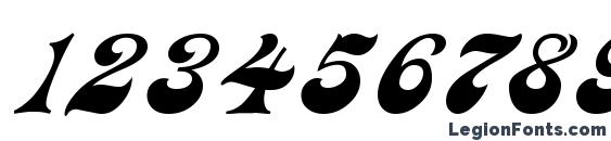 AstronGTT Font, Number Fonts