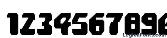 Astropolis Condensed Font, Number Fonts