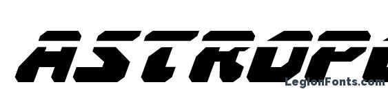 Шрифт Astropolis Laser Italic