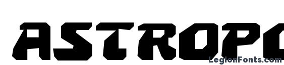 Astropolis Rough Font