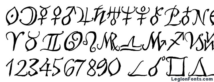 glyphs Astroscript bold font, сharacters Astroscript bold font, symbols Astroscript bold font, character map Astroscript bold font, preview Astroscript bold font, abc Astroscript bold font, Astroscript bold font
