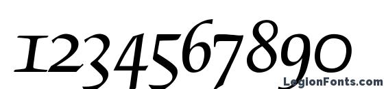 Asturia script Font, Number Fonts