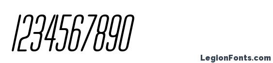 Astute Italic Font, Number Fonts