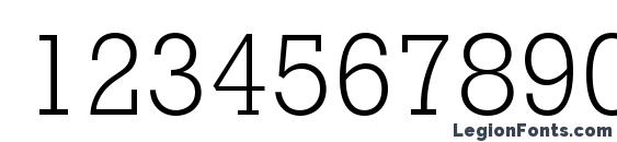 Astute Light SSi Light Font, Number Fonts