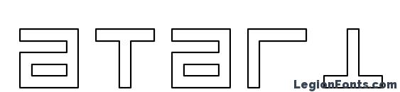 Atari 1 font, free Atari 1 font, preview Atari 1 font
