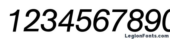 Шрифт Atkins Italic, Шрифты для цифр и чисел