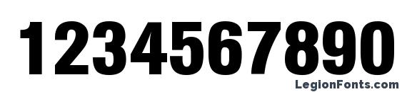 AtkinsCd Bold Font, Number Fonts