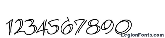 AtlandSketches BB Font, Number Fonts