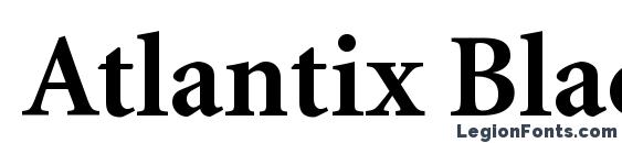 Atlantix Black SSi Bold font, free Atlantix Black SSi Bold font, preview Atlantix Black SSi Bold font