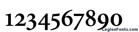 Atlantix Pro SSi Semi Bold Font, Number Fonts