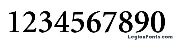 Atlantix SSi Semi Bold Font, Number Fonts
