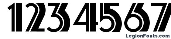 Atlas Solid Font, Number Fonts