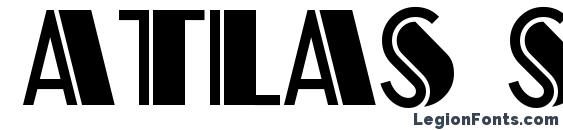 Atlas Solid font, free Atlas Solid font, preview Atlas Solid font