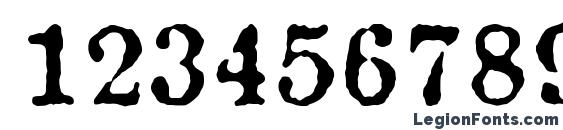 Attic Font, Number Fonts