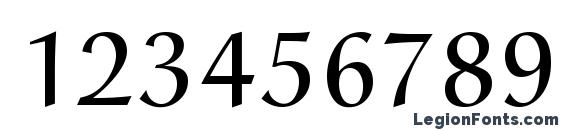 AucoinLight Font, Number Fonts