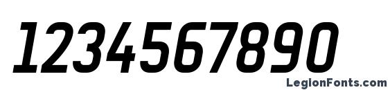 AUdimat Bold Italic Font, Number Fonts