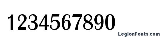 AUDREEN Regular Font, Number Fonts
