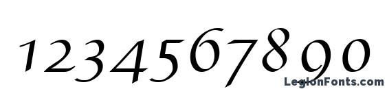 Augusta ES Font, Number Fonts