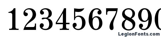 AugustDB Normal Font, Number Fonts