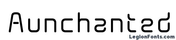 Aunchanted Xspace Bold font, free Aunchanted Xspace Bold font, preview Aunchanted Xspace Bold font