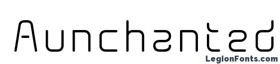 шрифт AunchantedXspace, бесплатный шрифт AunchantedXspace, предварительный просмотр шрифта AunchantedXspace