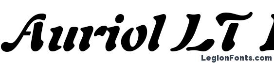 Auriol LT Black Italic font, free Auriol LT Black Italic font, preview Auriol LT Black Italic font