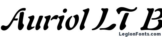 шрифт Auriol LT Bold Italic, бесплатный шрифт Auriol LT Bold Italic, предварительный просмотр шрифта Auriol LT Bold Italic