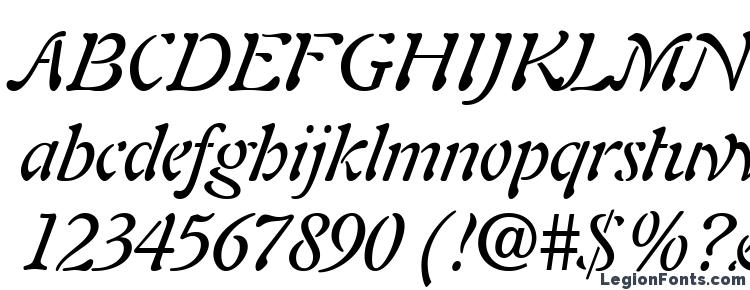 глифы шрифта Auriol LT Italic, символы шрифта Auriol LT Italic, символьная карта шрифта Auriol LT Italic, предварительный просмотр шрифта Auriol LT Italic, алфавит шрифта Auriol LT Italic, шрифт Auriol LT Italic